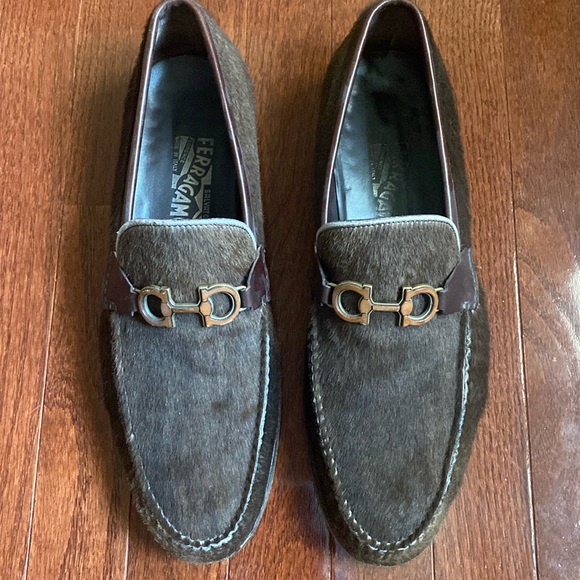 Salvatore Ferragamo Horse Hair Loafers - Picture 12 of 13